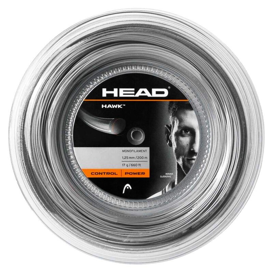 Tenisový výplet Head  Hawk Grey (200 m)  1,30 mm - main (0)