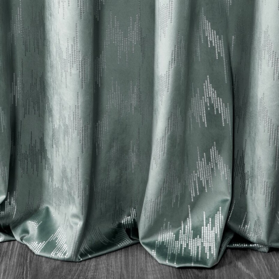 ArtFir Závěs BIANKA K | tyrkysová 140 x 250 cm - main (6)