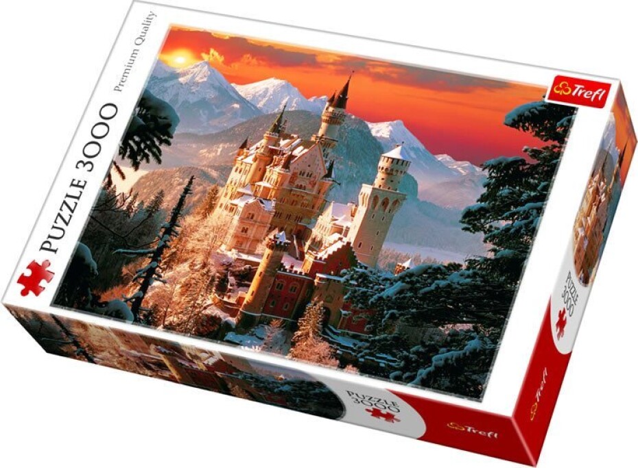Trefl Puzzle Neuschwanstein v zimě / 3000 dílků - main (0)