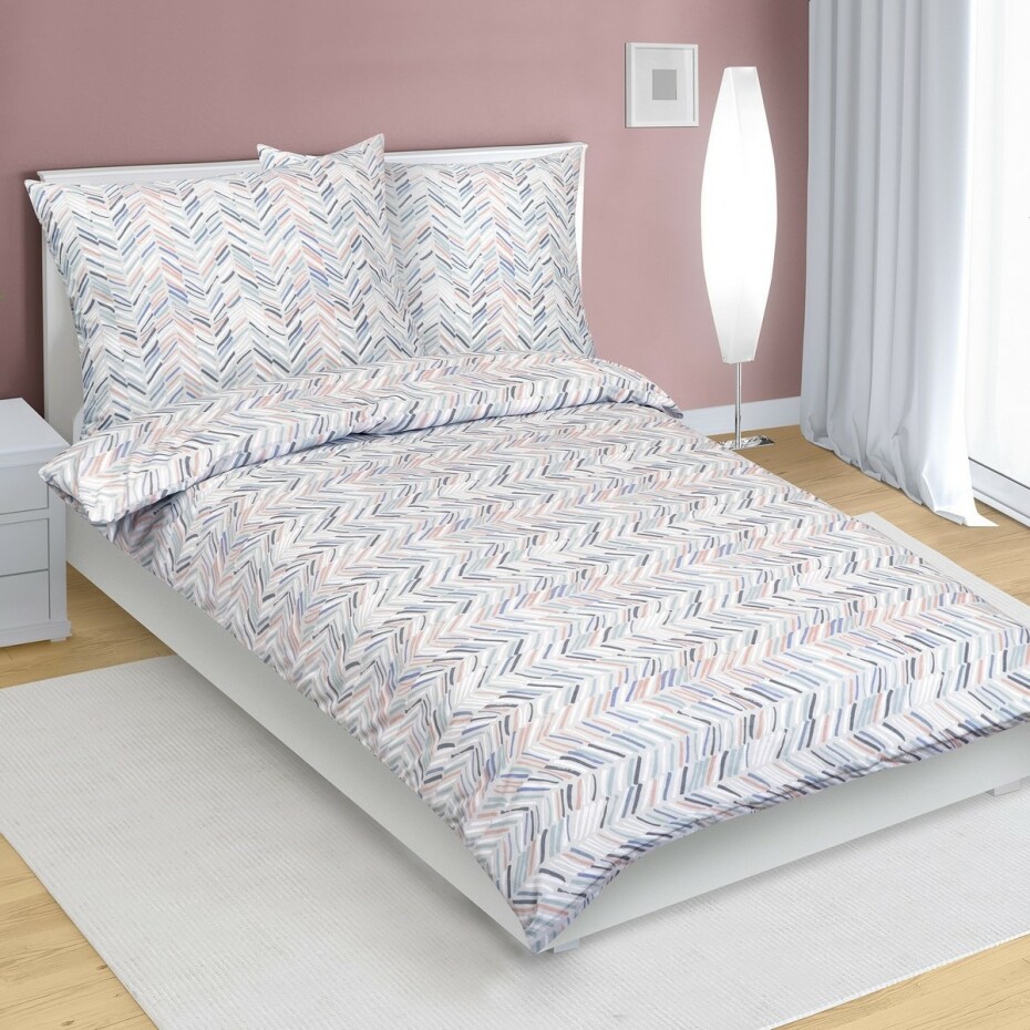 Bellatex Bavlněné povlečení Čárky, 140 x 200 cm, 70 x 90 cm - main (0)