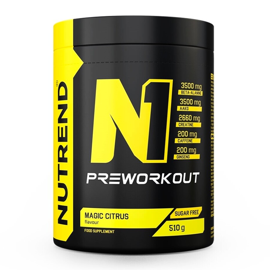 Nutrend N1 Pre-Workout 510 g červený pomeranč - main (2)