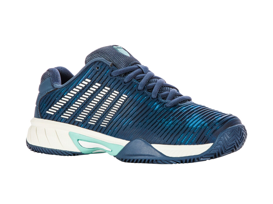 Dětská tenisová obuv K-Swiss  Hypercourt Express 2 HB Indian Teal/Star White  EUR 39 - main (1)