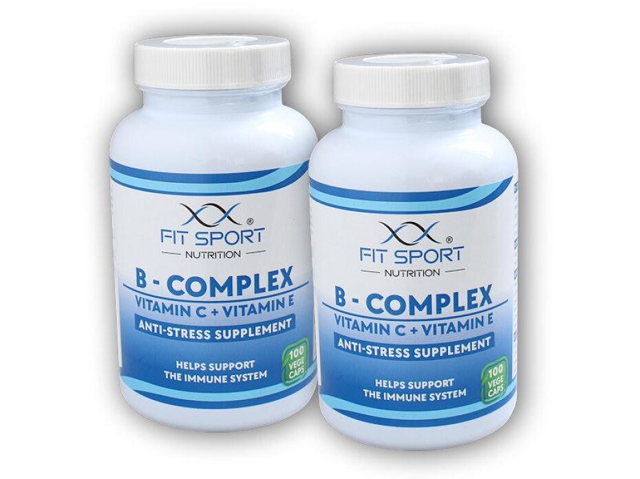 FitSport Nutrition 2x B-Complex + Vitamin C + Vitamin E 100 vege caps - main (0)