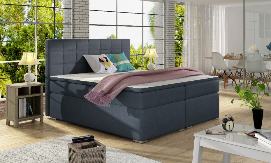 Artelta Manželská postel ALICE Boxspring | 180 x 200 cm Alice barva: Sawana 05, Alice rozměr: 180x200 cm - main (1)