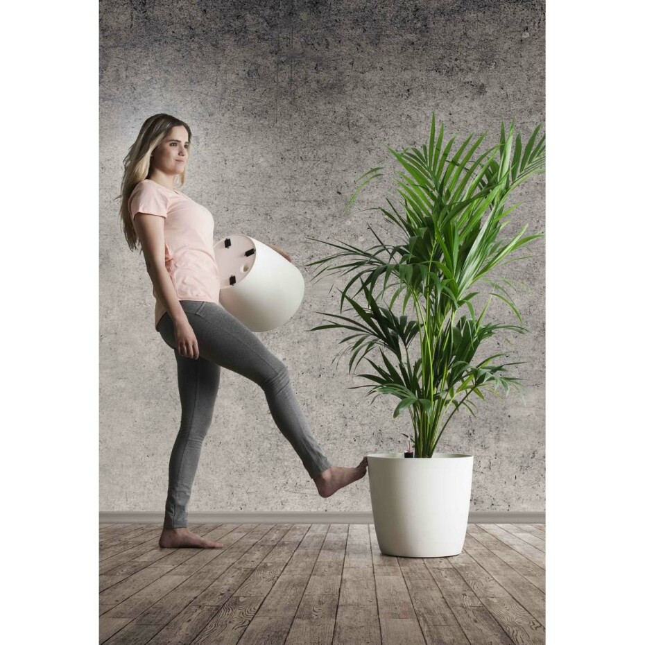 Gardenico Květináč Ella Twist 'n' Roll bílá, 40 cm - main (3)