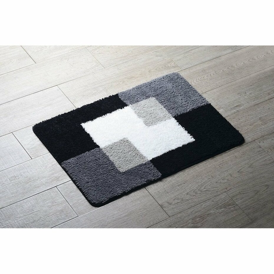 RIDDER 7103807 Coins koupelnová předložka s protiskluzem 55 x 50 cm, šedá - main (1)