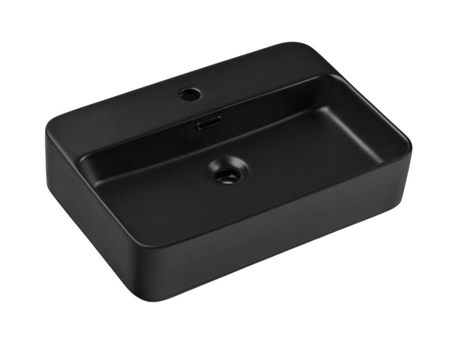 ArtCom Keramické umyvadlo TRUST 2 E-6282 | černý mat 55 cm - main (0)