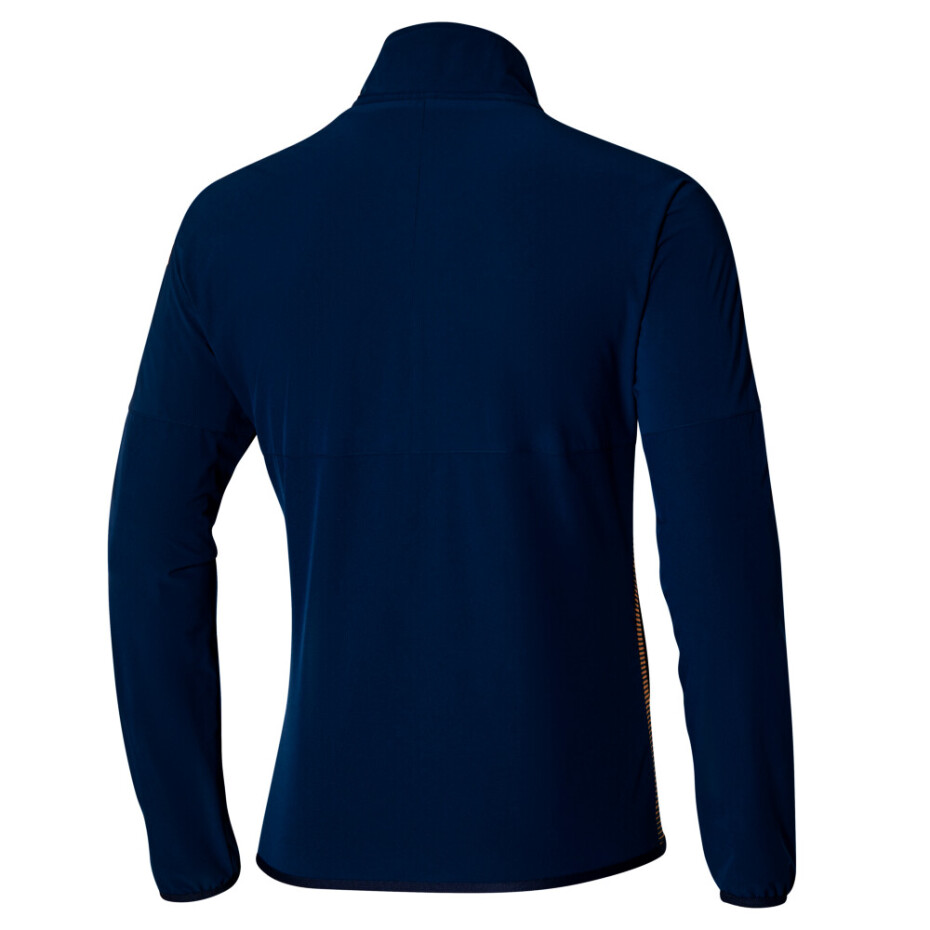Pánská bunda Mizuno  Charge Printed Jacket Pageant Blue L - main (1)