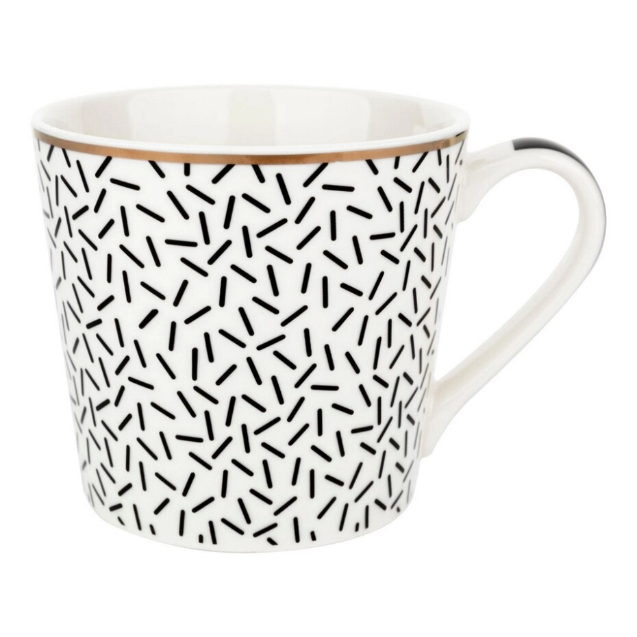 Florina Porcelánový hrnek Black Avenue Astoria , 400 ml, černo-bílá - main (0)