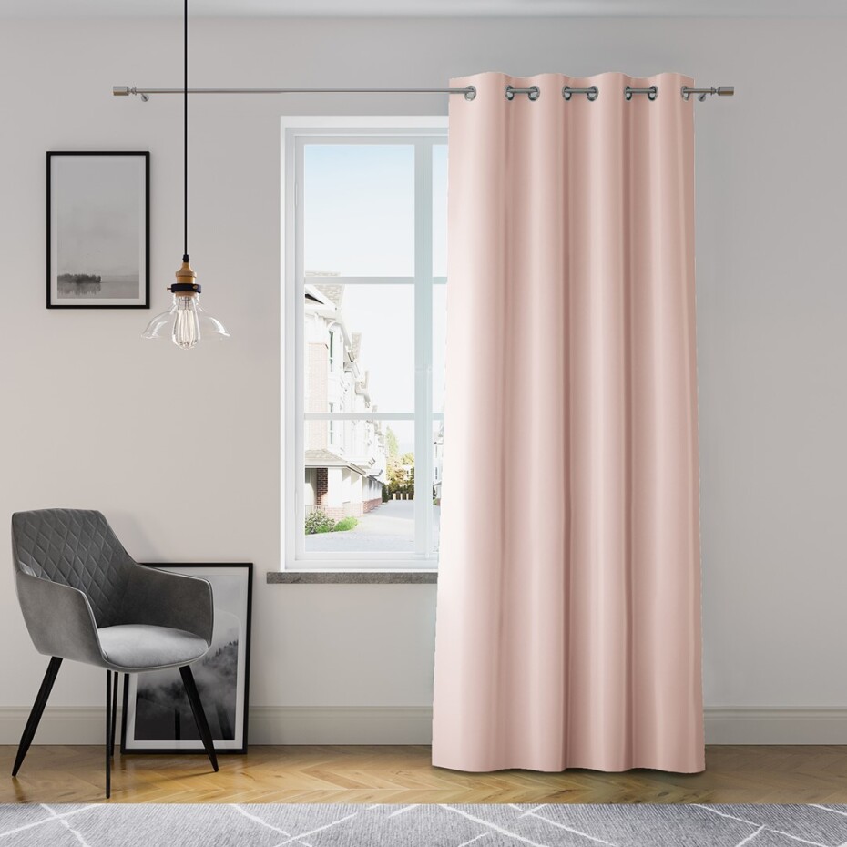 ArtFlhf Zatemňující závěs OXFORD EYELETS K | 140 x 250 cm Barva: Silver - main (6)