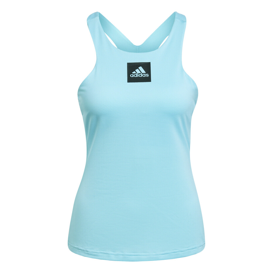 Dámské tričko adidas  Paris Y-Tank Primeblue Aqua M - main (0)