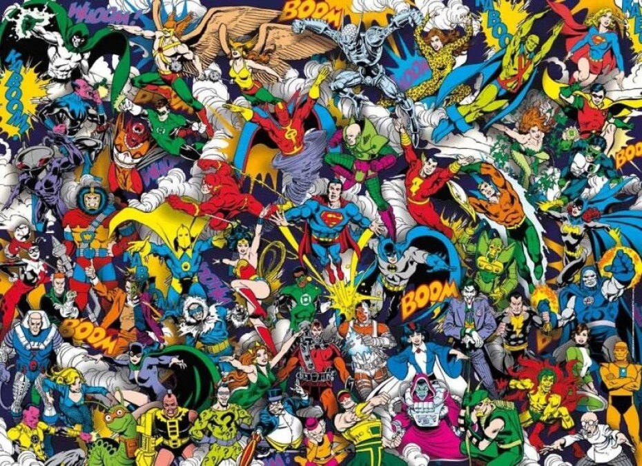 Puzzle Impossible DC Comics 1000 dílků - main (0)