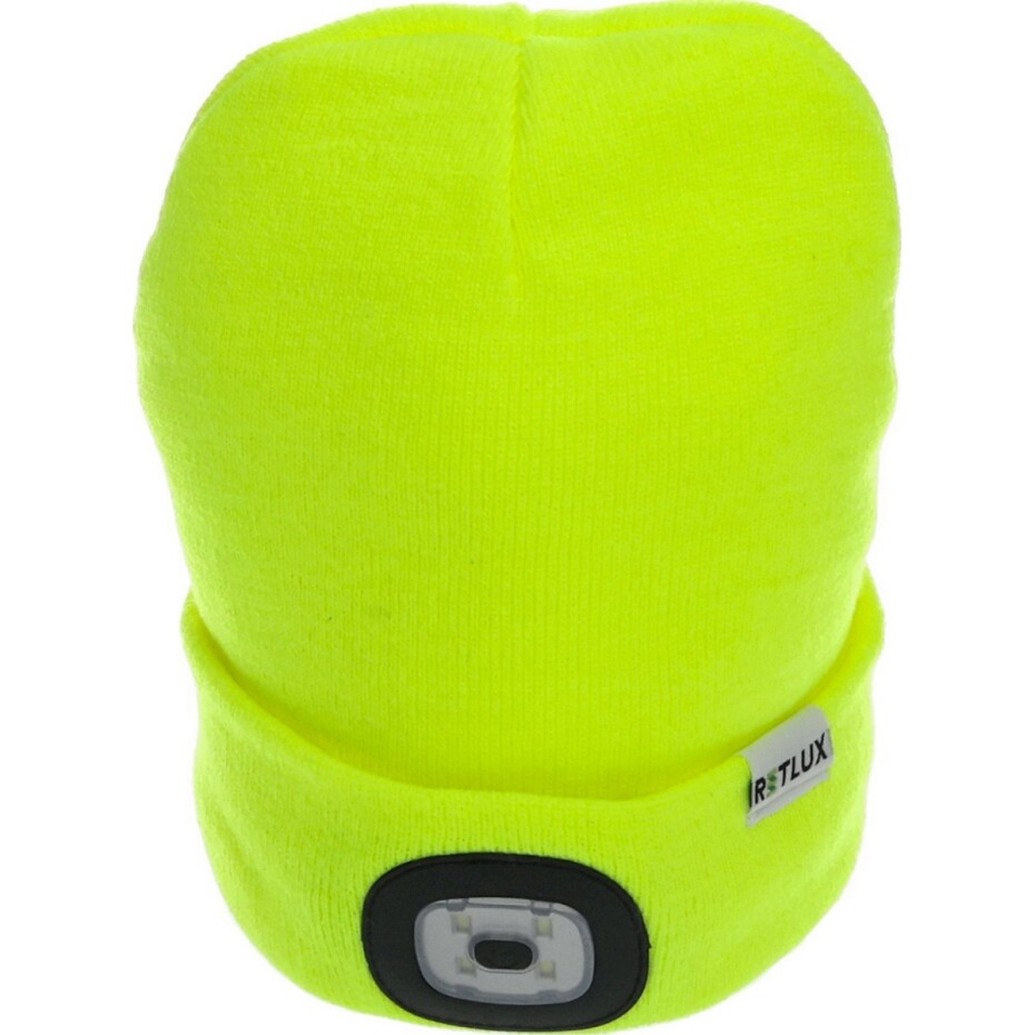 Retlux RLB 101 Čepice s nabíjecí LED čelovkou žlutá, 50 lm - main (0)