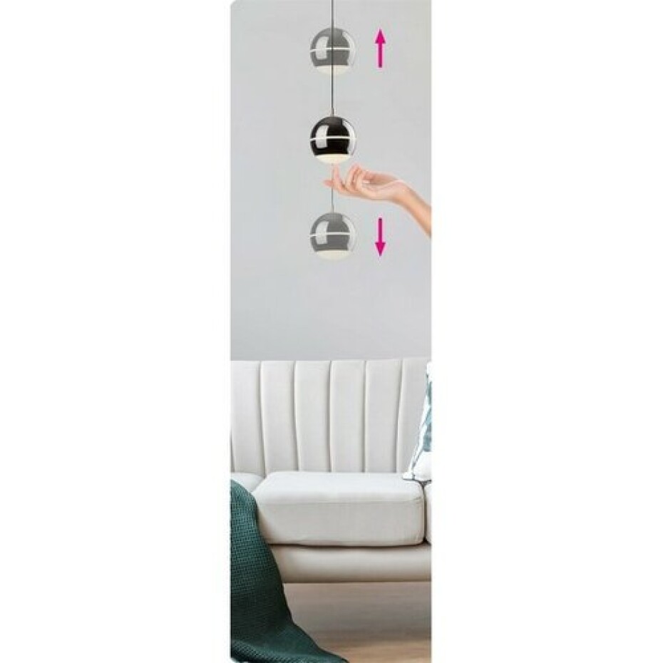 Rabalux 72246 nastavitelný závěsný LED lustr Maelo, černá - main (5)