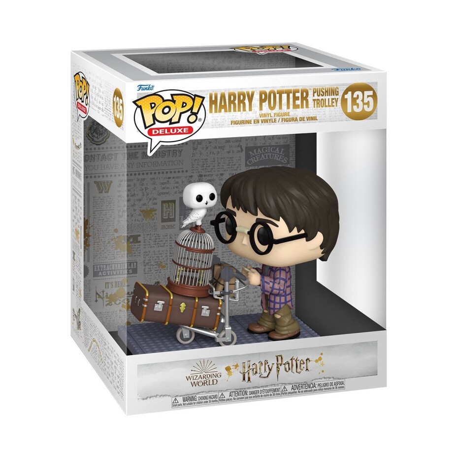 Funko POP Deluxe: Harry Potter Anniversary - Harry Pushing Trolley - main (0)