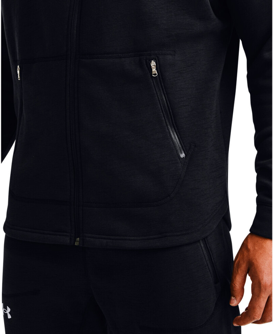 Pánská mikina Under Armour  Charged Cotton Fleece FZ Hoodie black S - main (3)