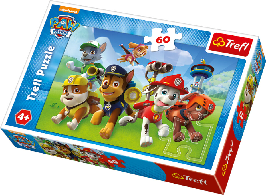 Trefl Puzzle Tlapková patrola - Připraveni k akci / 60 dílků - TOMI - main (0)