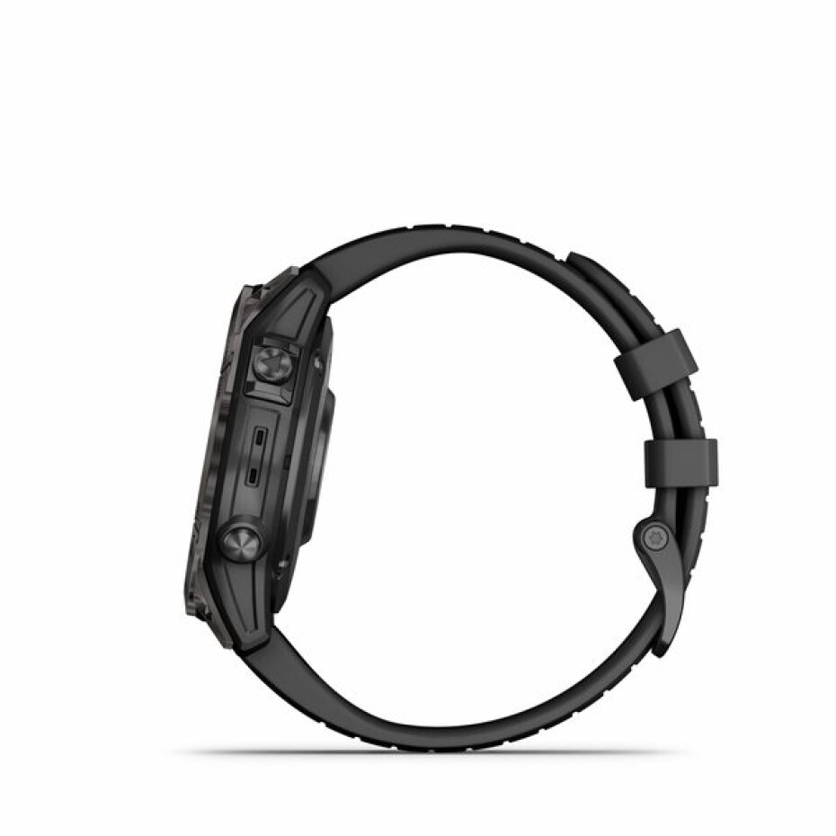Garmin Fēnix 7 Pro Sapphire Solar Edition Carbon Gray DLC Titanium / Black Band - 010-02777-11 - main (8)