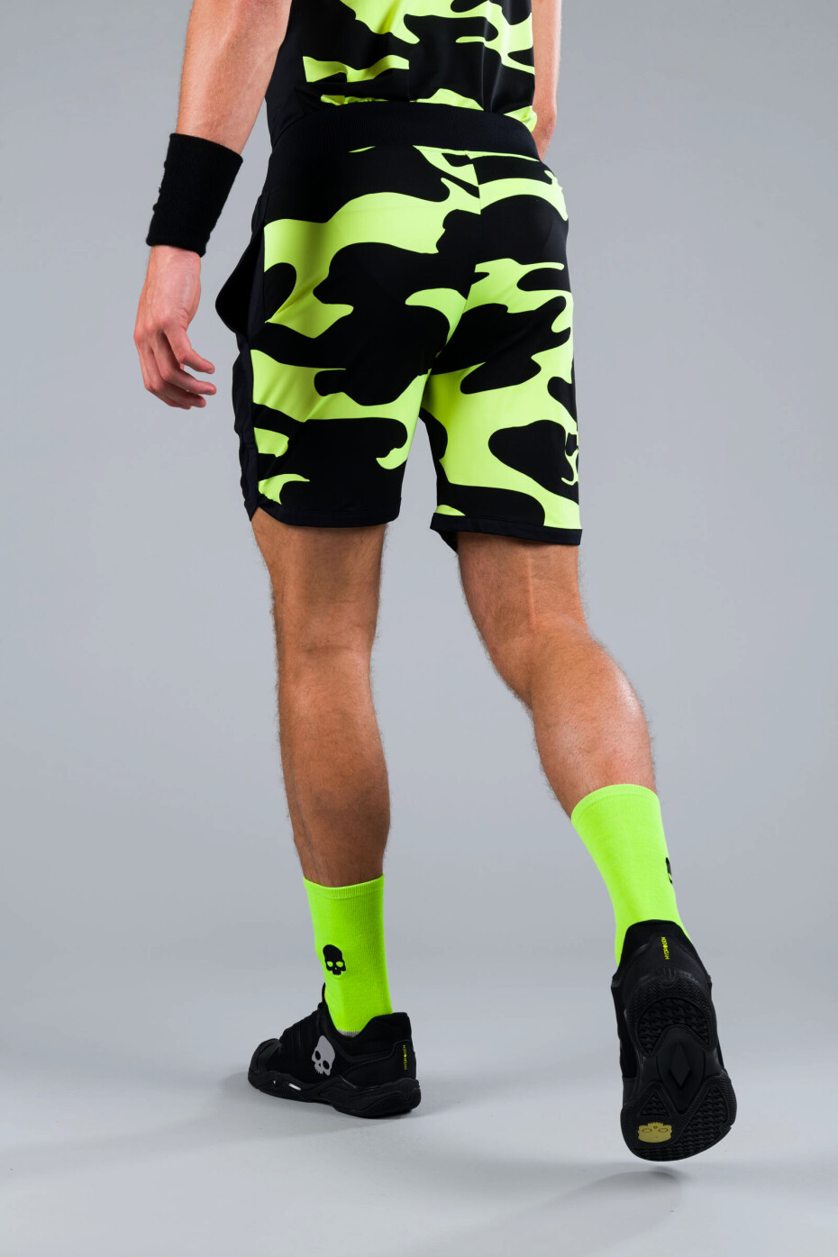 Pánské šortky Hydrogen  Camo Tech Shorts Fluo Yellow Camouflage XXL - main (1)