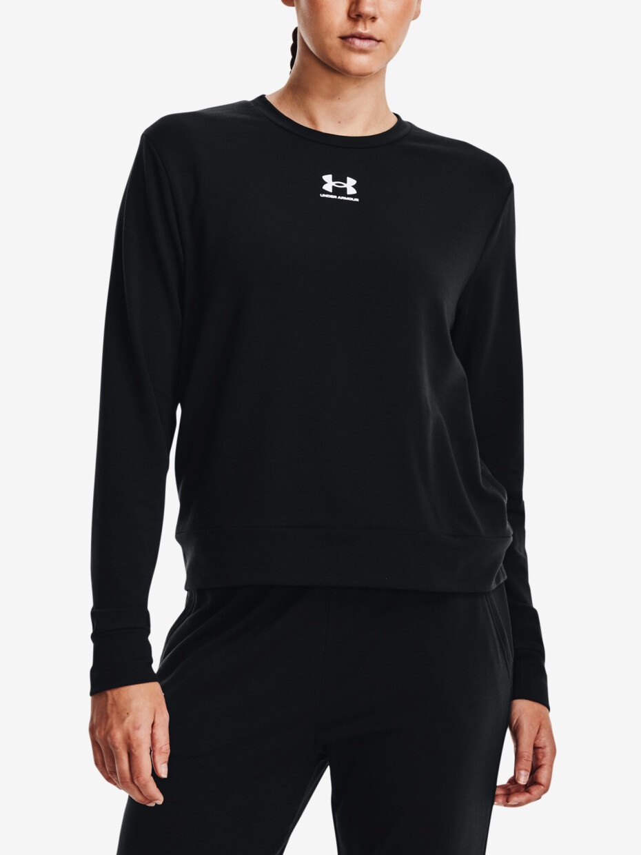 Under Armour Rival Terry Crew-BLK 1369856-001 - main (0)