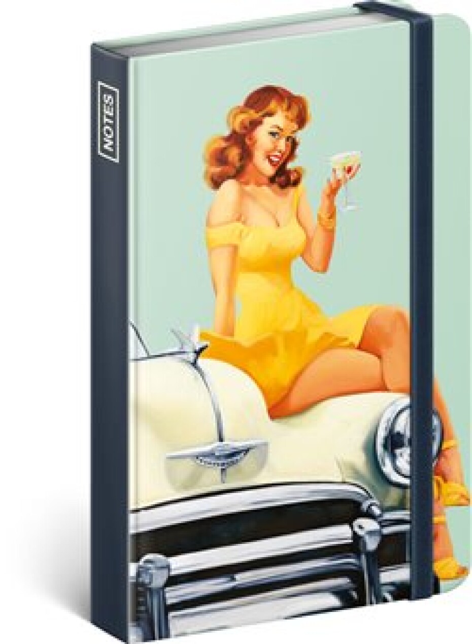 Baagl Notes Pin–up Girls linkovaný 11 × 16 cm - main (0)