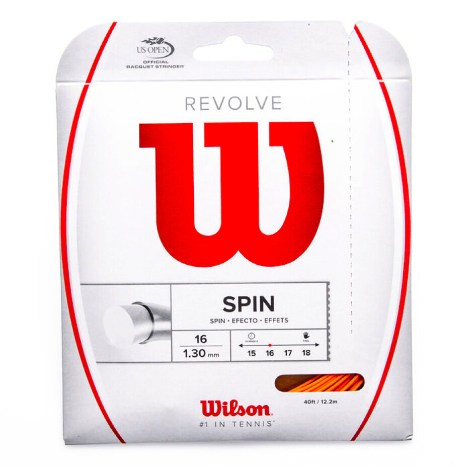 Tenisový výplet Wilson  Revolve  bílá, 1,25 mm - main (1)
