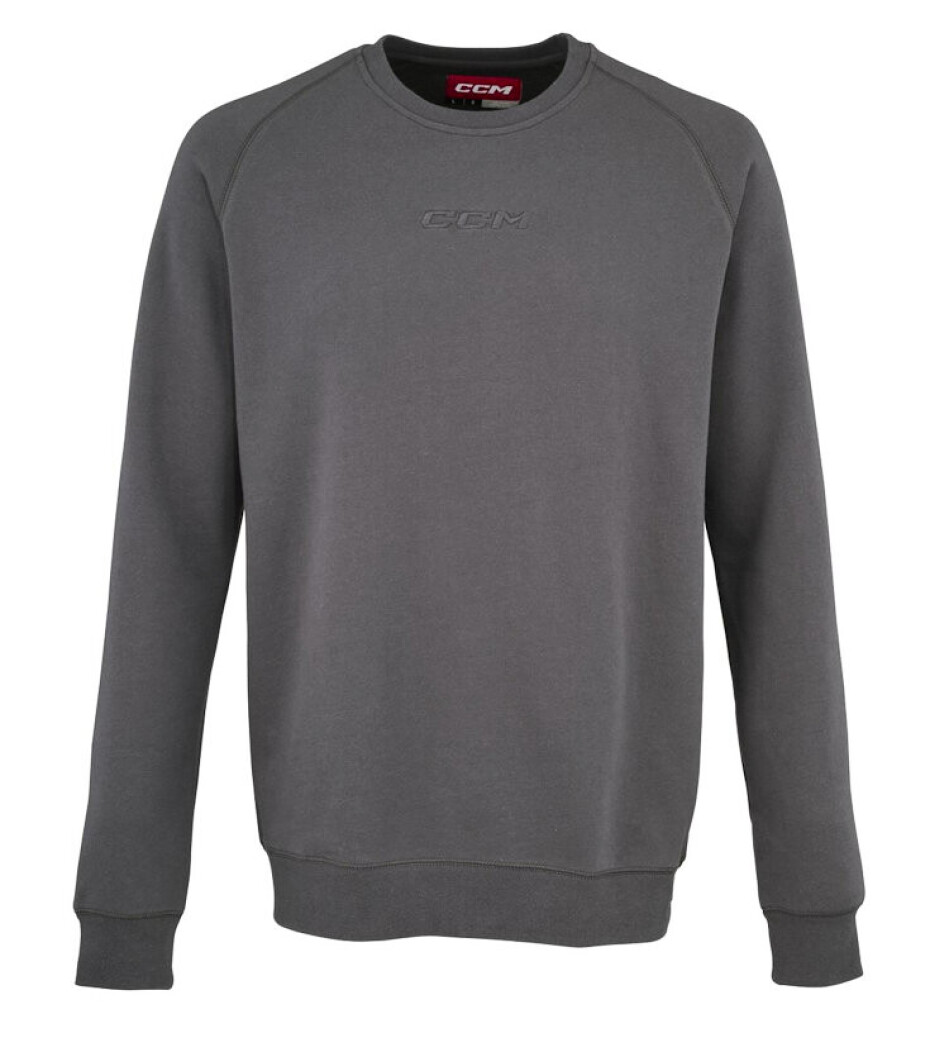 Pánská mikina CCM Core Fleece Crew Charcoal S - main (0)
