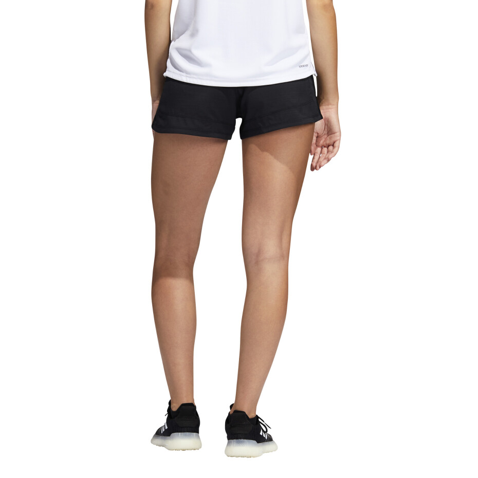Dámské šortky adidas  Pacer 3-Stripes Woven Heather Shorts Black L - main (3)