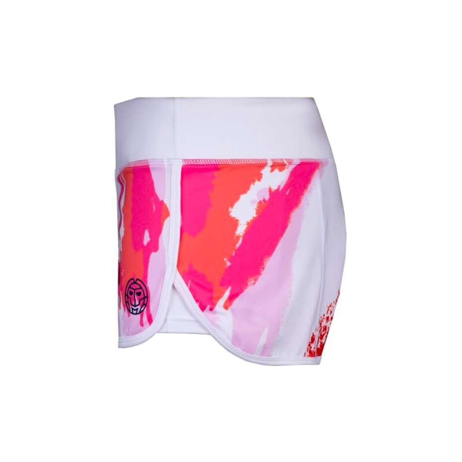 Dámské šortky BIDI BADU  Hulda Tech 2 In 1 Shorts White/Red L - main (1)
