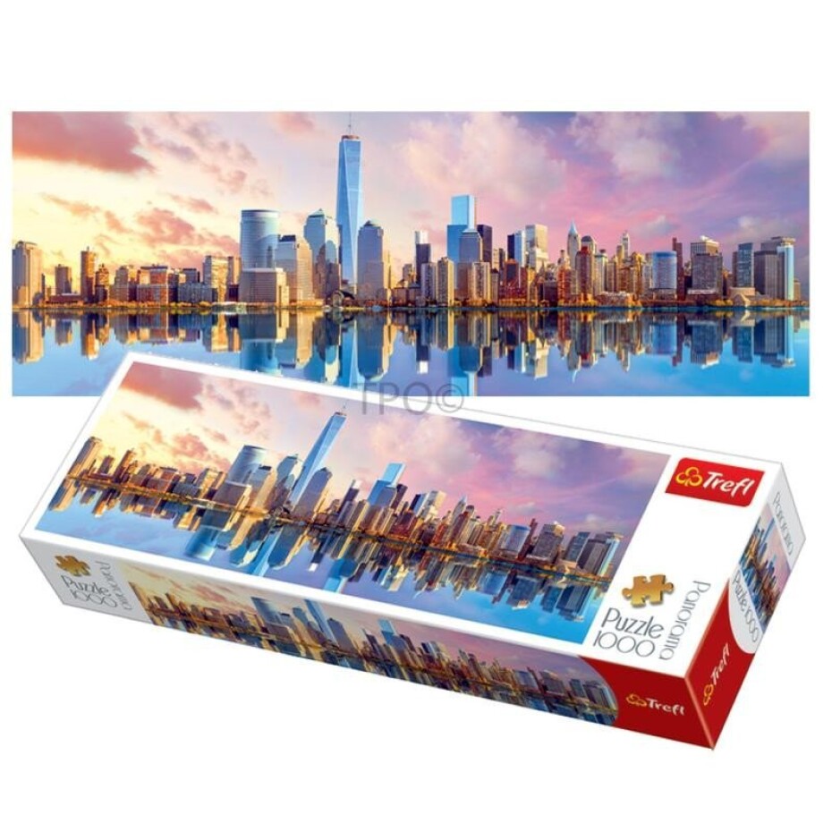 Trefl Puzzle Manhattan, USA / 1000 dílků Panoramatické - main (0)