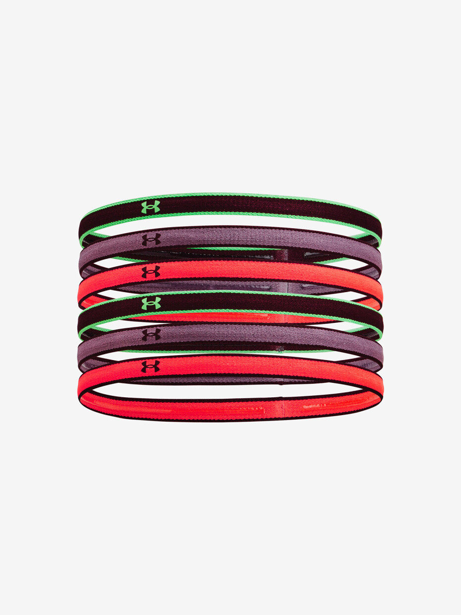 Under Armour MINI Headbands černá(6PK) W červená 1286016-603 - main (0)