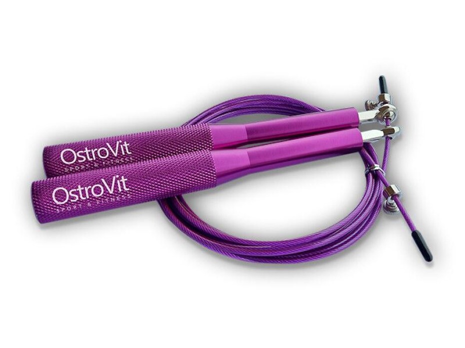 Ostrovit Metal skipping rope 3m kovové švihadlo + lanko - main (0)