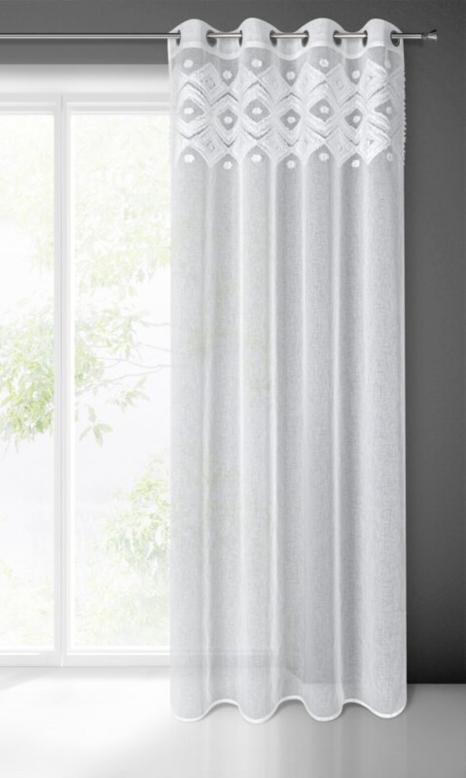 ArtFir Záclona ESTERA K | bílá 140 x 250 cm - main (2)