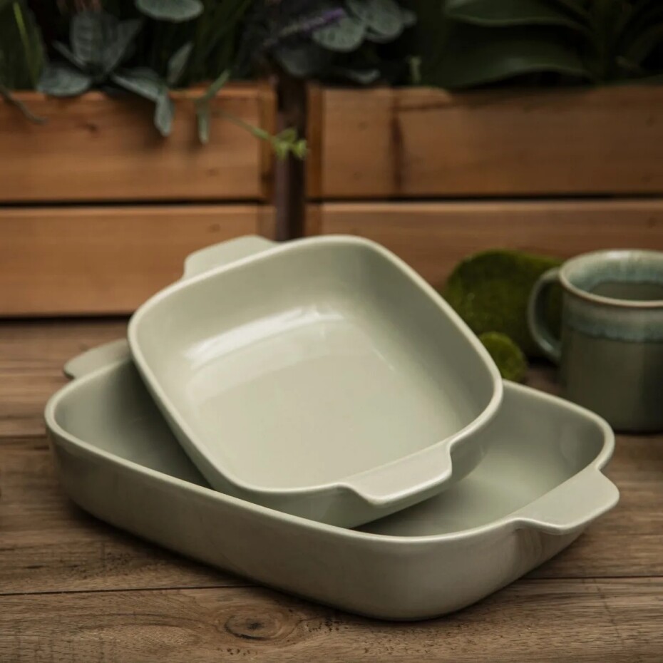 Altom Keramická zapékací mísa světle zelená 1900 ml, 33,5 x 22 x 5 cm, M - main (2)