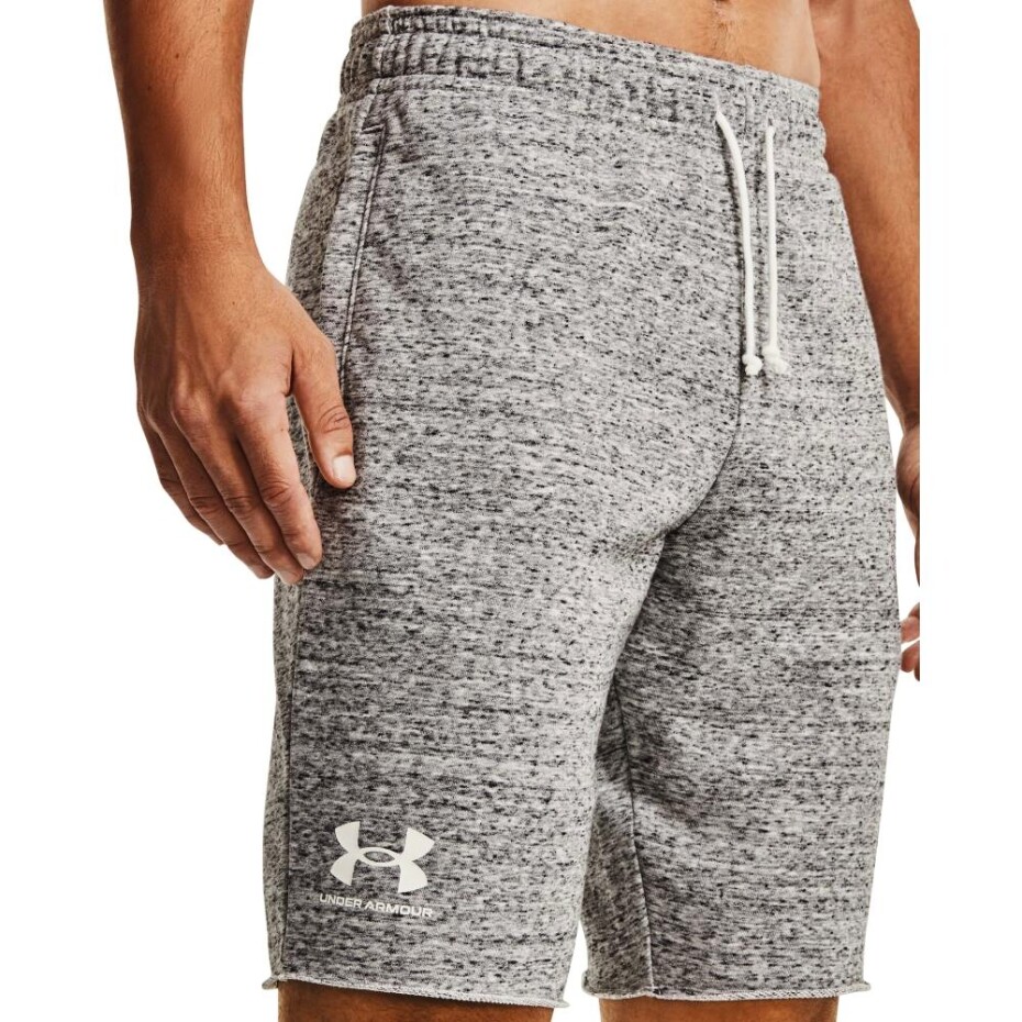 Pánské šortky Under Armour  RIVAL TERRY SHORT white M - main (1)