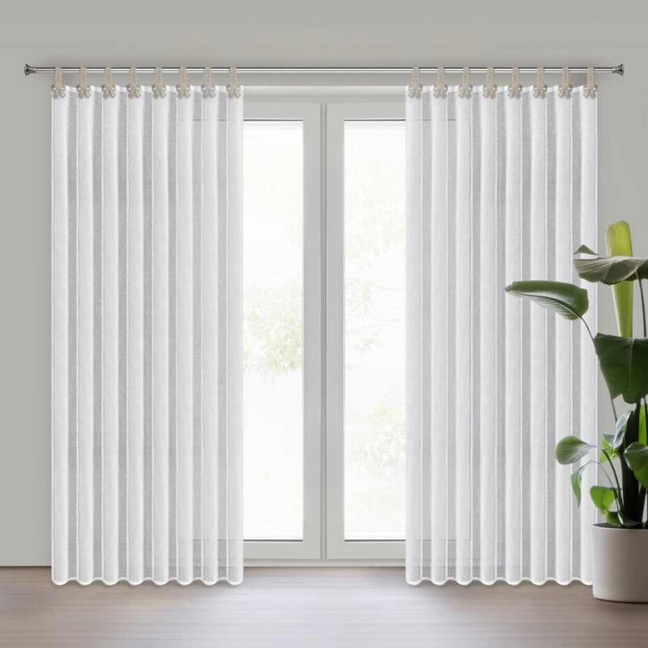 ArtFir Záclona MELISSA PU | bílá 140 x 250 cm - main (0)