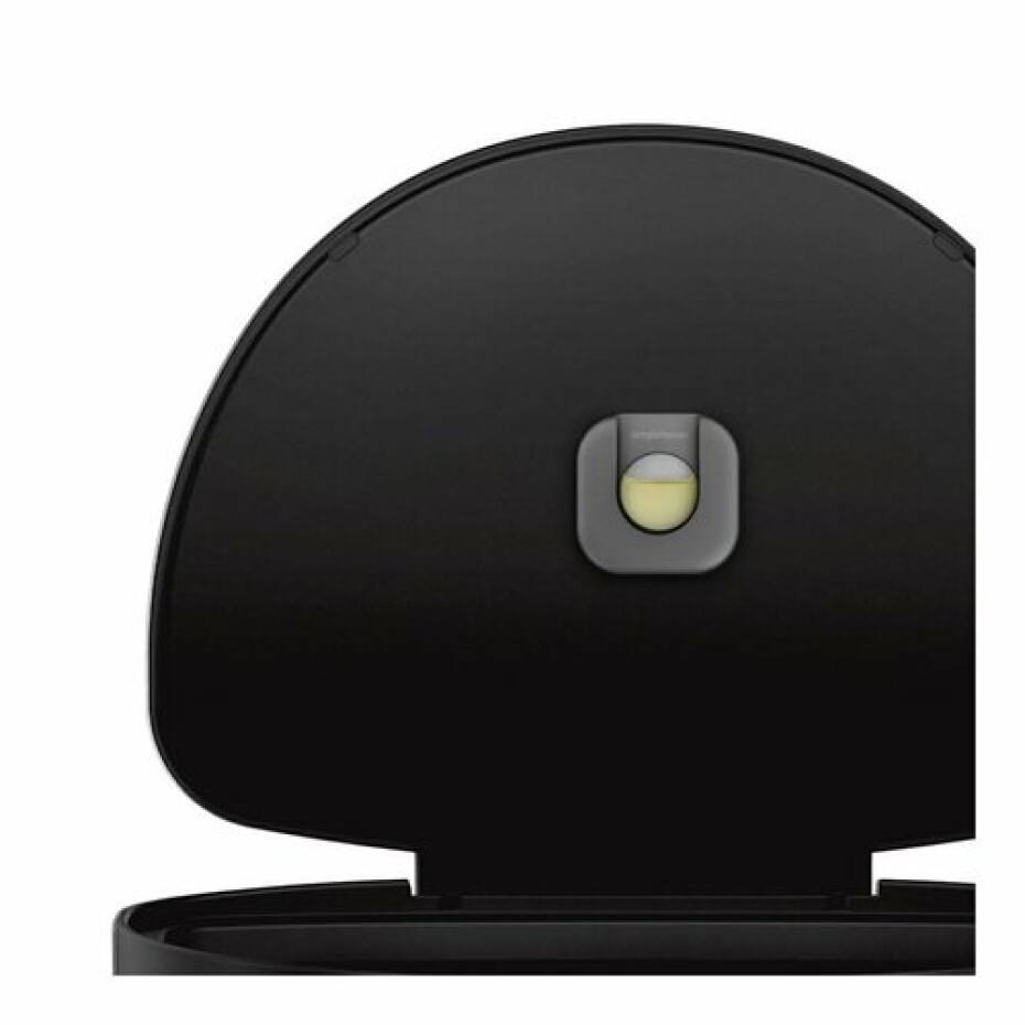 Simplehuman Půlkulatý pedálový koš s nerezovým rámečkem 45 l, černá - main (2)