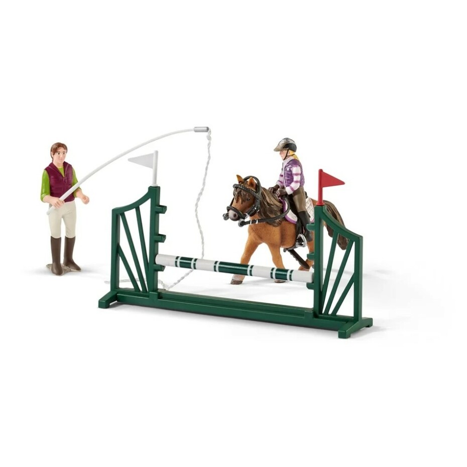 Schleich 42389 Jezdecká škola s jezdci a koňmi - main (1)