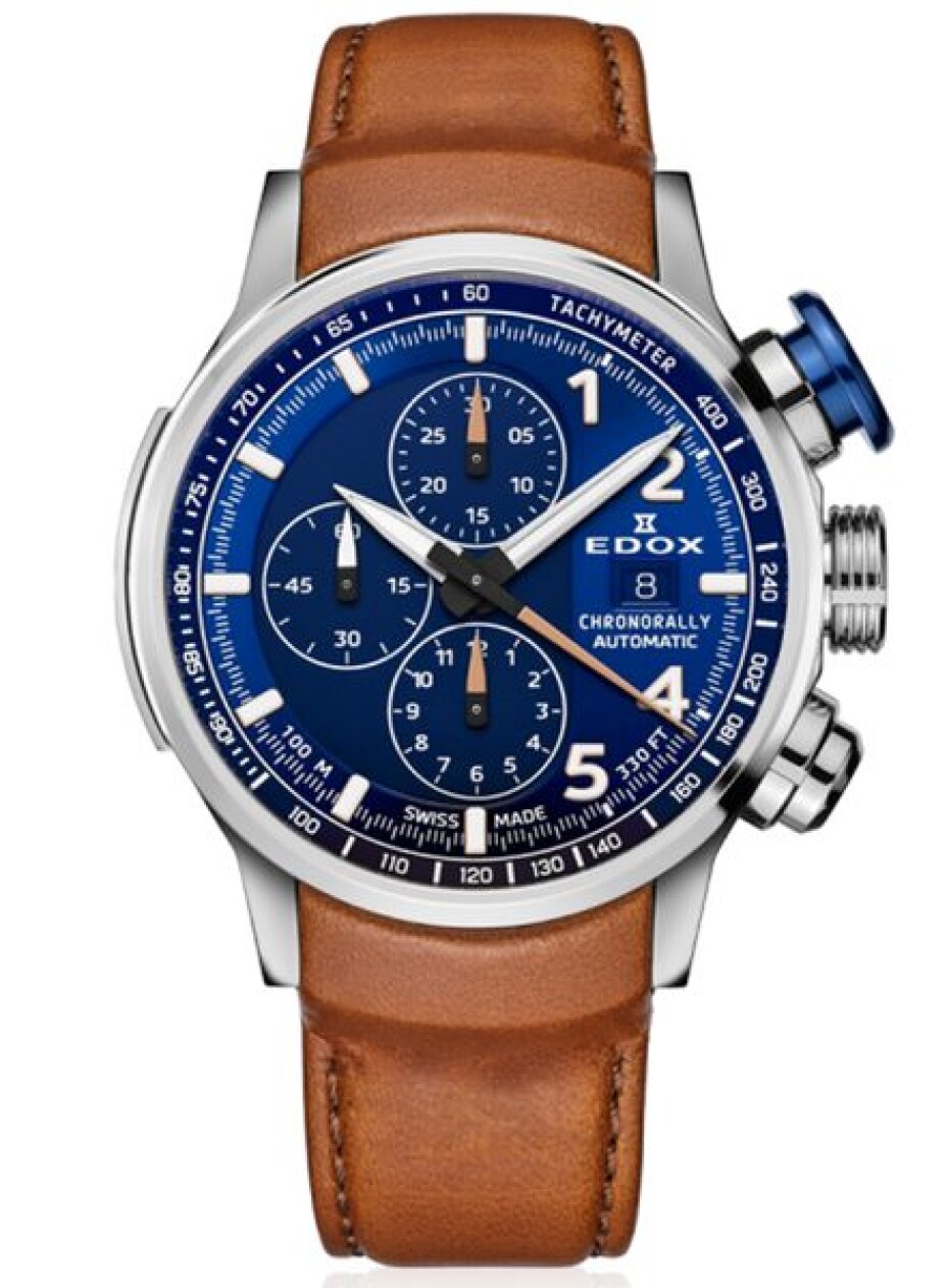 EDOX Chronorally Automatic Chronograph 01129-TBUCBR-BUBR - main (0)