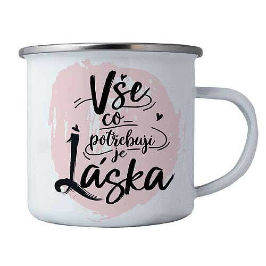 Bohemia Gifts Plechový hrnek - Pro zamilované, 350 ml - main (0)