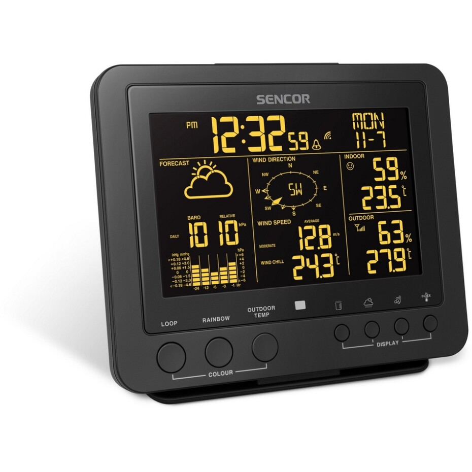 Sencor SWS 9700 Profesionální meteostanice s bezdrátovým senzorem 5v1 - main (2)