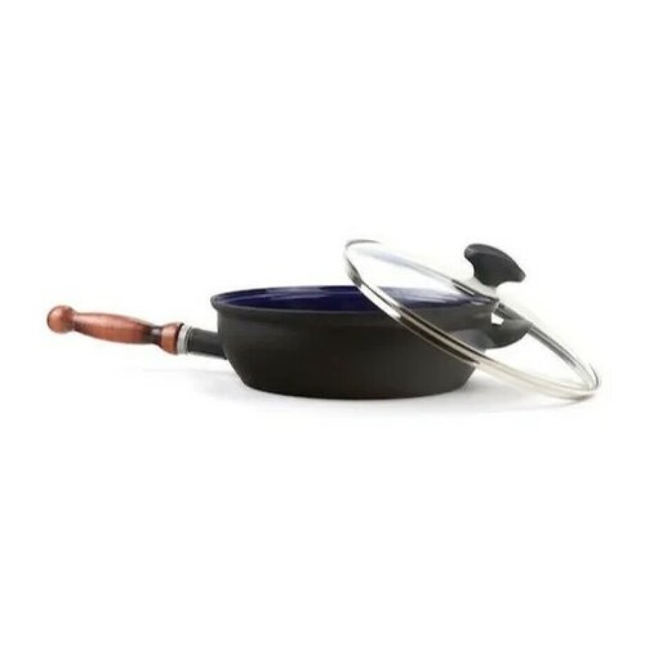 Sfinx Smaltovaná pánev s poklicí a dřevěným držadlem BSE, 26 cm, 2,8 l - main (1)