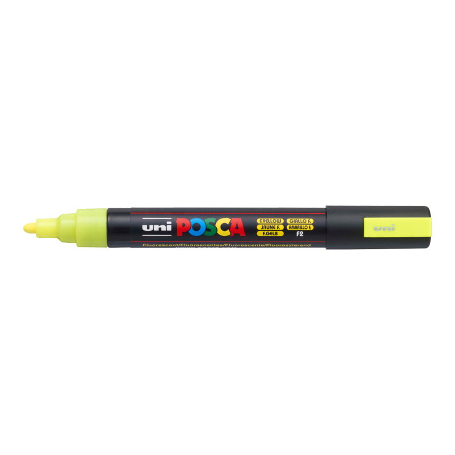 Posca popisovač PC-5M, 1,8 - 2,5 mm, fluo žlutá (F2) - main (0)