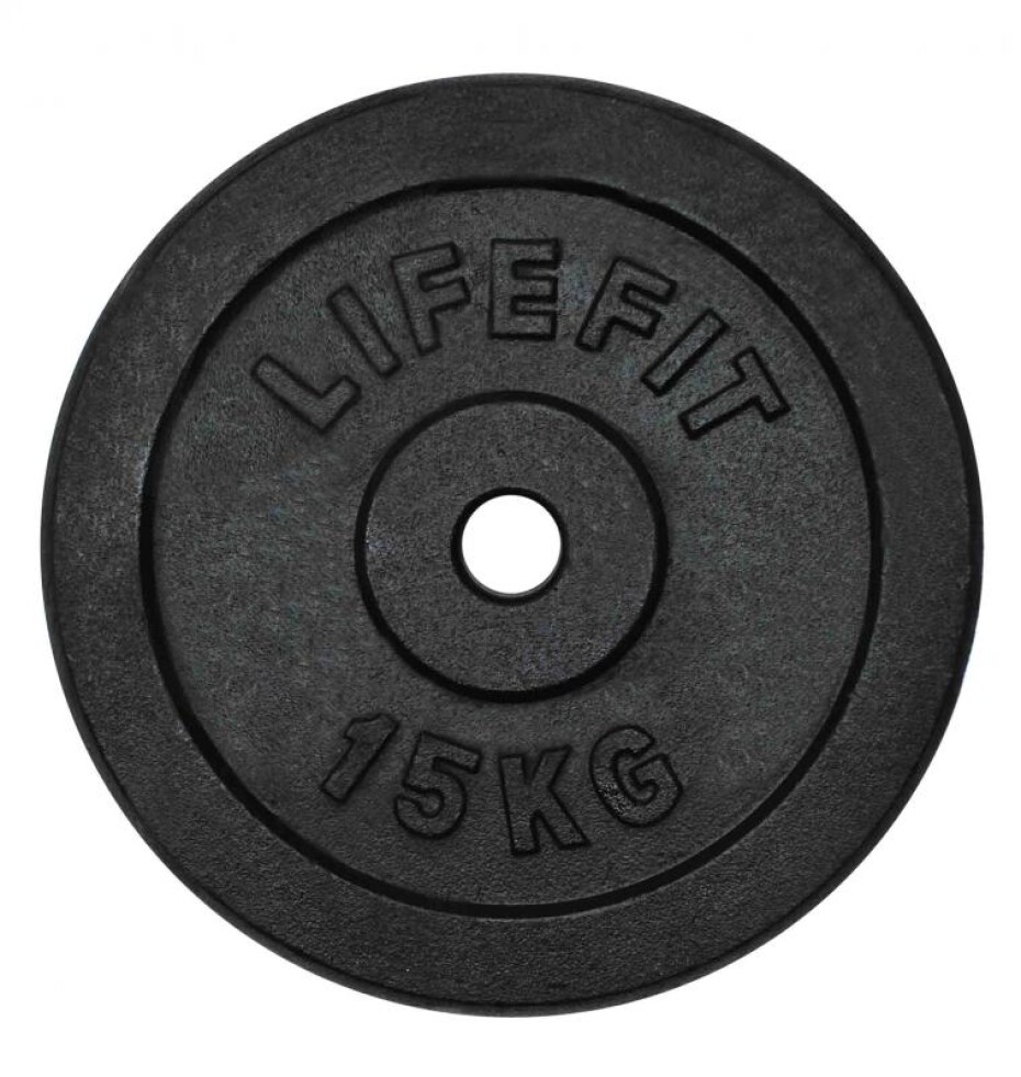 Lifefit Kotouč 15kg, kovový, pro 30mm tyč - main (0)