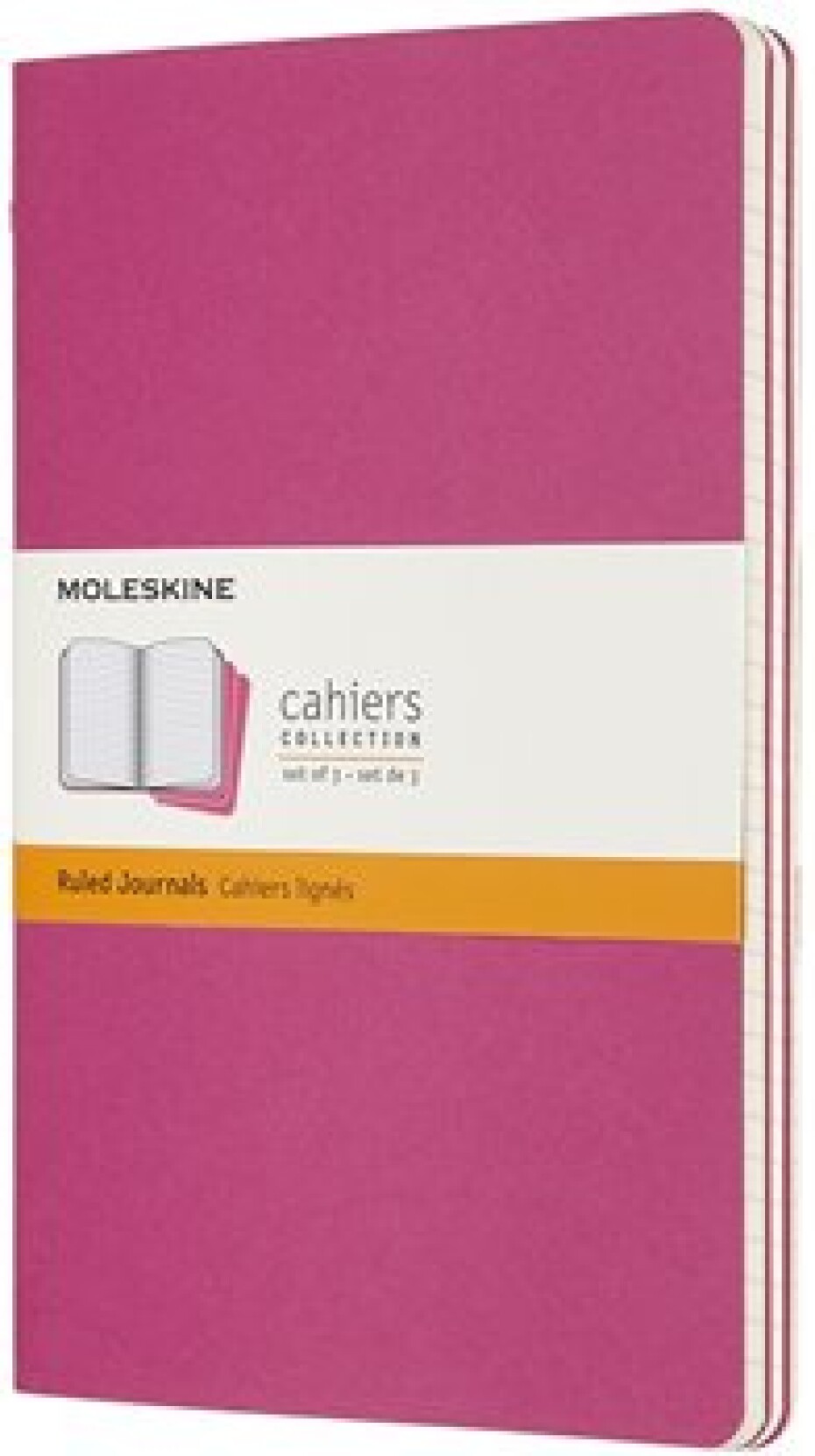 Moleskine Sešity 3 ks růžové L linkované - main (0)