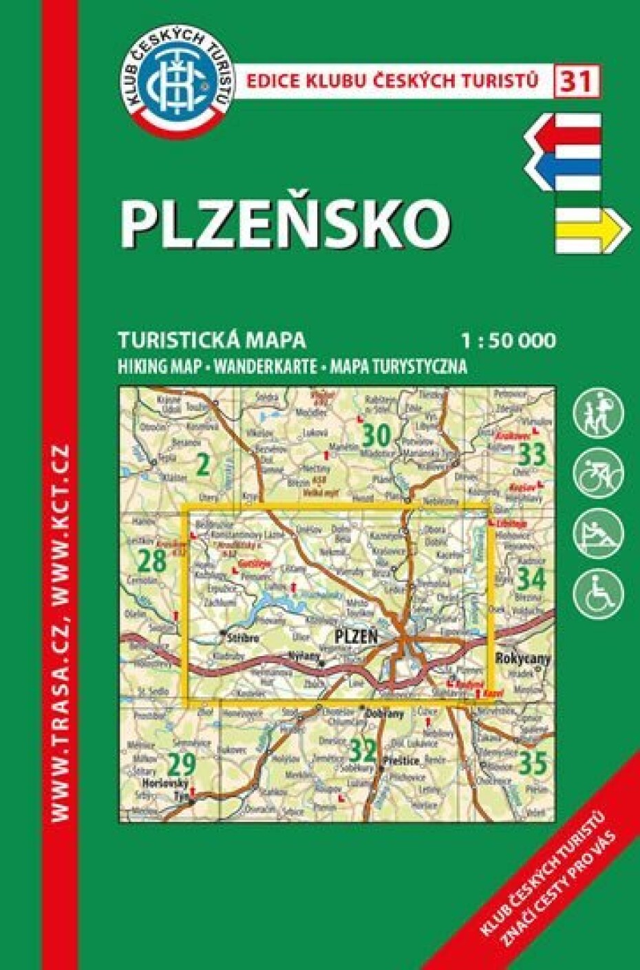 KČT 31 Plzeňsko 1:50 000/turistická mapa - main (0)