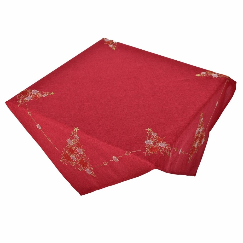 Forbyt Vánoční ubrus Stromek červená, 85 x 85 cm - main (0)