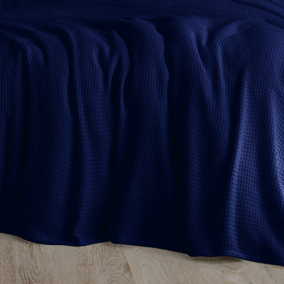 4Home Bavlněný přehoz na postel Claire navy, 220 x 240 cm - main (3)