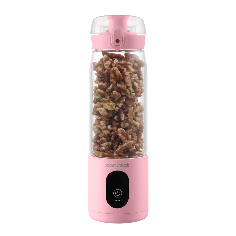 Concept SM4003 dobíjecí smoothie FitMaker, růžový - main (6)