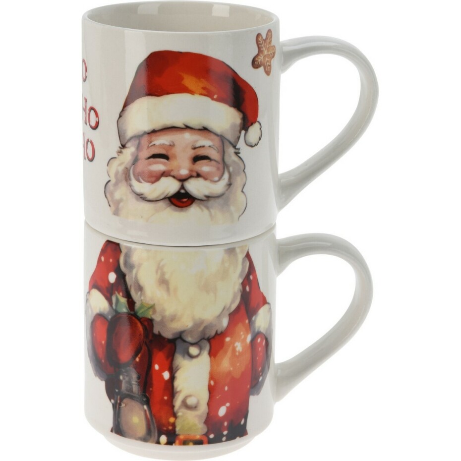 2dílná sada hrnků Santa, 265 ml, porcelán - main (0)